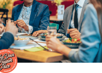 people eating lunch together